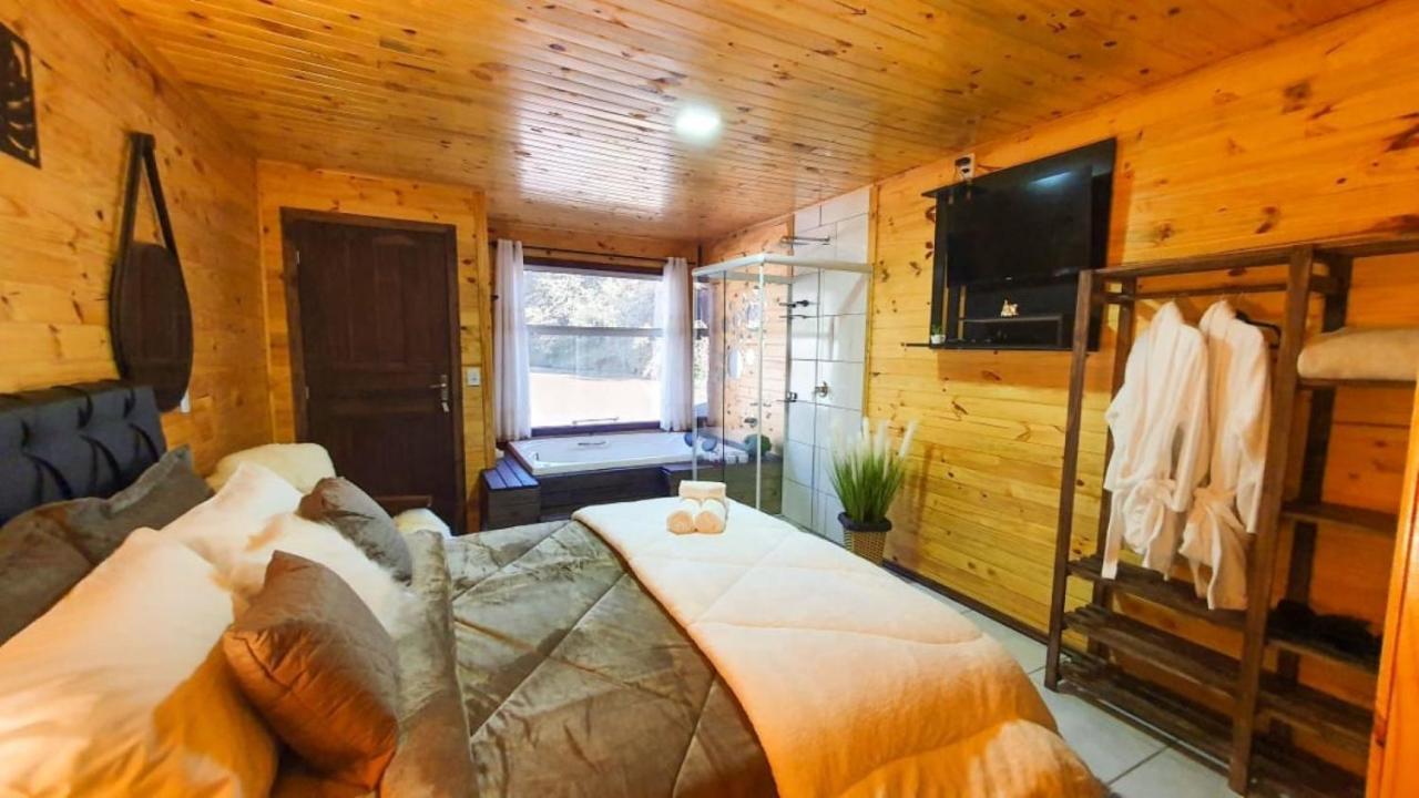 Cabana Brisa Serrana - Urubici-SC Bagian luar foto